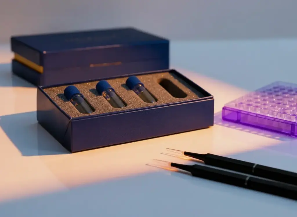 1000UL pre-sterilized Hamilton co-ree liquid level sensing tip. 96 TIPS Per Rack, 5 Racks/Pack,